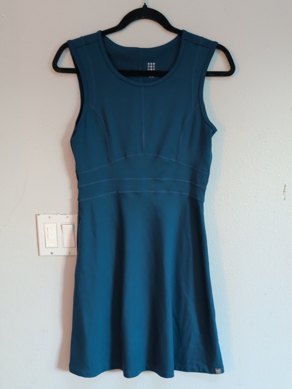 Title Nine Sleeveless Teal Fit-and-Flare Tennis Sport Dress